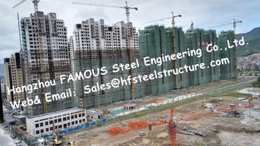 중국 조립식 모듈 건축술 다 층 강철 구조물 아파트 프로젝트 협력 업체