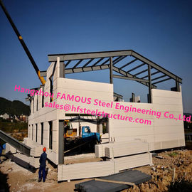 중국 조립식 집 빛 강철 별장 용접된 구조를 가진 조립식 금속 건물 협력 업체
