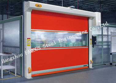 중국 자동적인 고속 PVC 직물 알루미늄 합금 전기 롤러 셔터 문 협력 업체