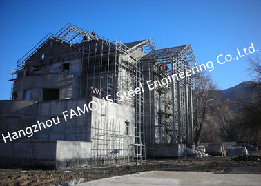 중국 클래딩 체계를 가진 경량 강철 구조물 별장 집 전 설계된 건축 협력 업체