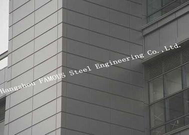 중국 영국 공업 규격 알루미늄 패널 금속 상업적인 사무실을 위한 유리제 외벽 협력 업체