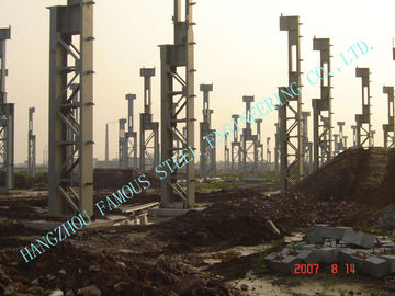 중국 식물 ASTM 강철 프레임 건물, 조립식 강철 건물에 시멘트를 바르십시오 협력 업체