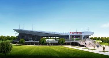 중국 , 용접, 그리고 그리는 강관 금속 트러스 건물 및 스포츠 경기장 제동 협력 업체