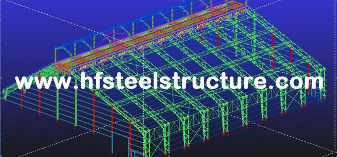 창고 구조를 위한 구조 강철 제작 산업 강철 건물 3