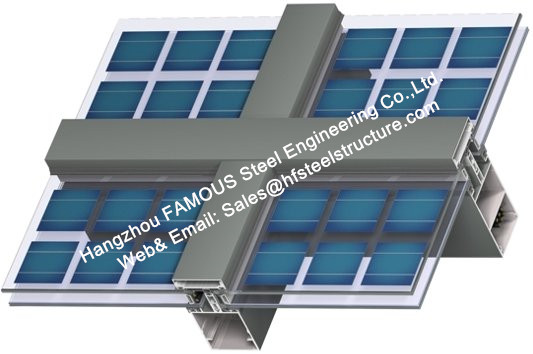 두 배 유리제 태양 단위 구성요소 광전지 Façade 외벽 태양 전지 전기 PV 체계 0
