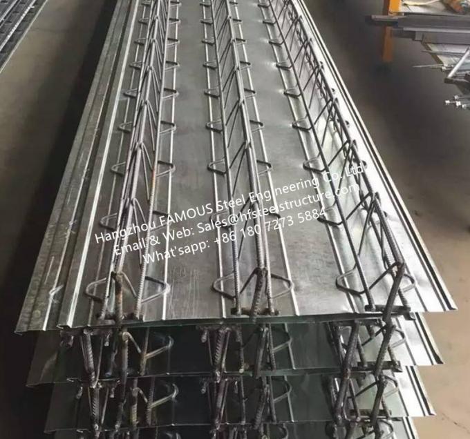 Kingspan 강철봉 트러스 대들보 콘크리트 널판 중이층 건축을 위한 합성 지면 갑판 장 3