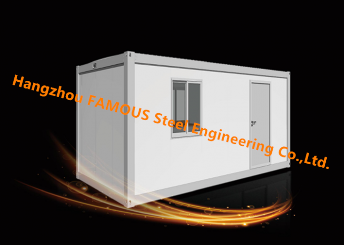 위치 사무실과 임시변통을 위한 현대 강철 구조 모듈 조립식 콘테이너 집 0