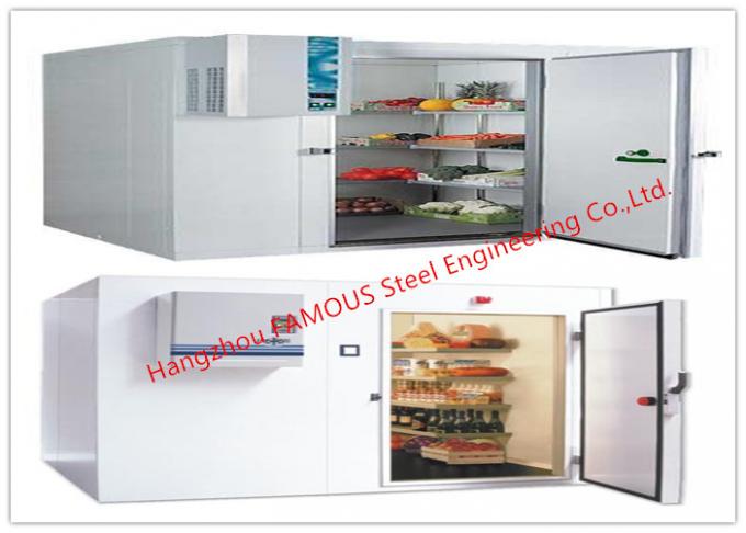 부엌 대중음식점 사용을 위한 냉장 장치 음식 저장 찬 약실을 가진 작은 찬 방 패널 0