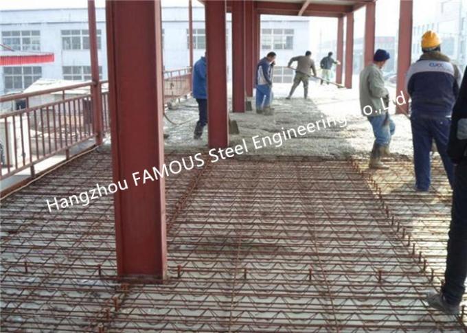 콘크리트 바닥을 위한 구조적 스틸바 트러스 거더 금속 합성 데크 3