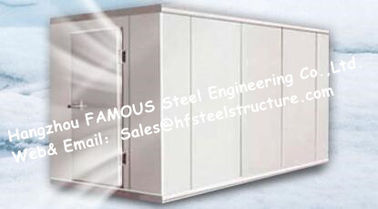 중국 냉장고 단위 찬 방에 있는 조립식 도보 및 가금류를 위한 금속 Camlock 패널과 가진 더 차가운 상자에 있는 도보 협력 업체