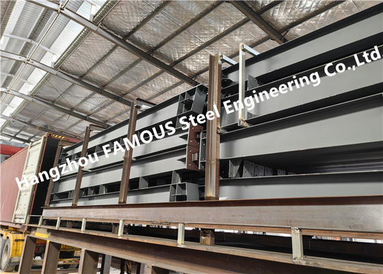 중국 미리 제조하는 산업적 철골 구조물 건물 Q345b 창고 협력 업체