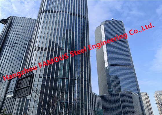 중국 적층 절연물 유리 패싸드 커튼 월 고층 건물 상가 건물 협력 업체