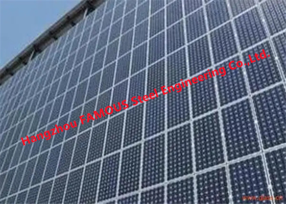 중국 모듈 시스템을 구축하는 광기전성 태양 동력이 공급된 유리 커튼 월 협력 업체