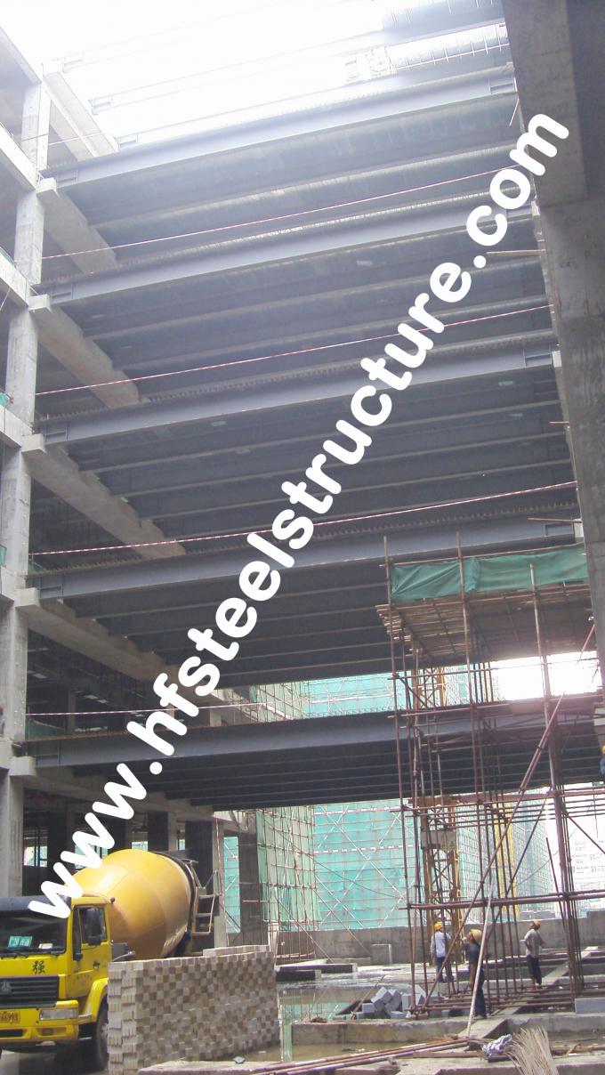 관례에 의하여 조립식으로 만들어지는 산업 Q235의 Q345 강철 저장 다층 강철 건물 2
