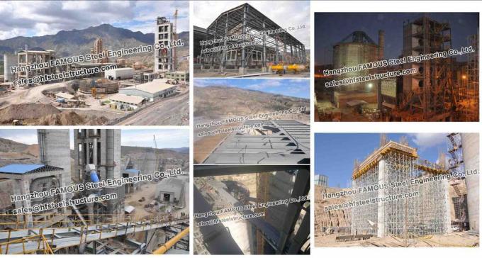 산업 구조 강철 제작 볼리비아 시멘트 식물 1