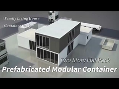 20ft 플래트 팩 Prefab 컨테이너 하우스 쉽게 조립 모듈 하우스