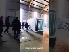 20ft 플래트 팩 Prefab 컨테이너 하우스 쉽게 조립 모듈 하우스