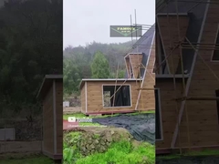 EU 표준 에너지 효율 가벼운 강철 Q345b 전조 주택 건설 모듈