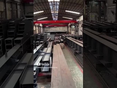 H 빔 용접 철강 구조 제조 크레인 활주로 베어 핫 롤링